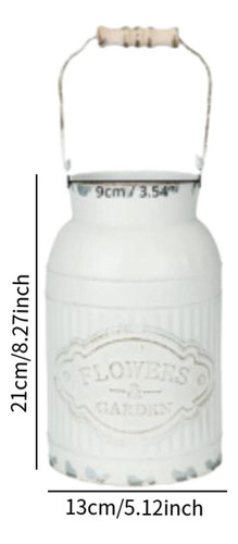 Jarrón Con Forma De Lata Para Leche, Florero, Soporte Para