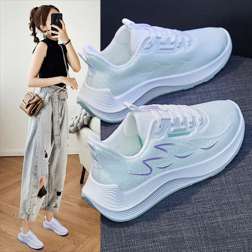 Zapatillas De Mujer De Malla Flyweave Transpirable