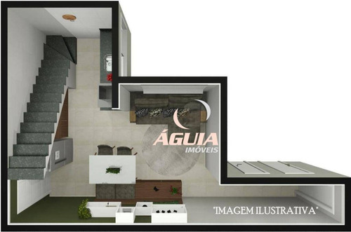 Imagem 17 de 18 de Cobertura Com 2 Dormitórios À Venda, 52 M² Por R$ 400.000,00 - Vila Eldízia - Santo André/sp - Co0829