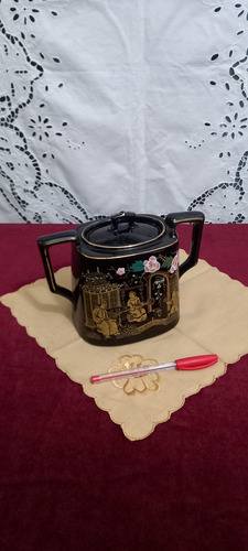 Antigo Pote Ingles Pintura Oriental Pekin (Usado)