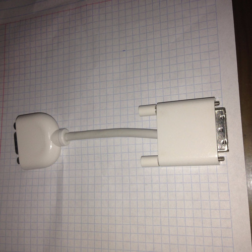 Adaptador De Video Dvi - Vga  Apple