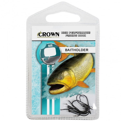 Anzol Crown Baitholder Black C/5 - Anzol Nº 9/0