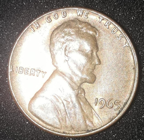 Imagem 4 de 4 de Moeda One Cent Ano 1965 Estados Unidos
