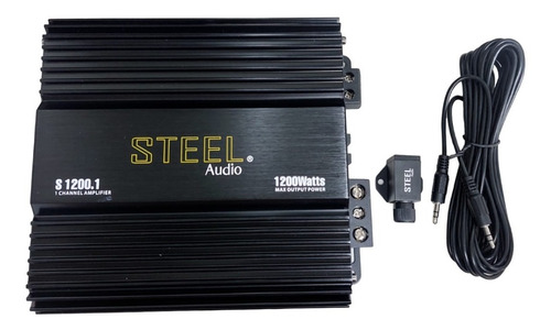 Amplificador Steel Audio S1200.1 1 Canal 1200w Max Power