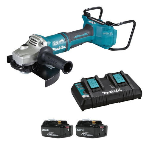 Esmerilhadeira 230mm 36v Makita Dga901z 2bat 18v 5ah Carrega