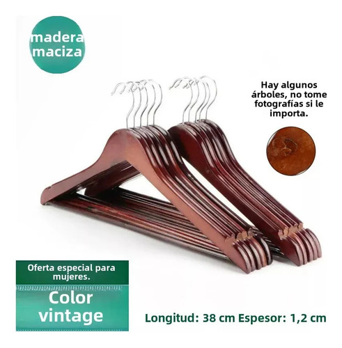 W. 10 Cabides Madeira Com Rotação 360 Graus