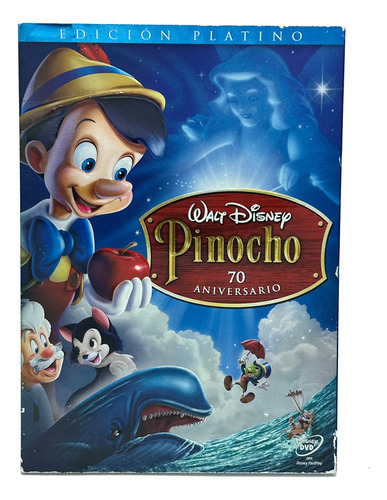 Disney Pinocho Edición Platino 2 Discos Original Dvd