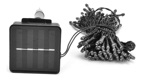 Lámpara Solar De Cadena, Resistente Al Agua, 12 M, 100 Led,