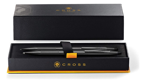 Cross Century Classic Black Pvd Acaba Con Una Banda De Bolgr