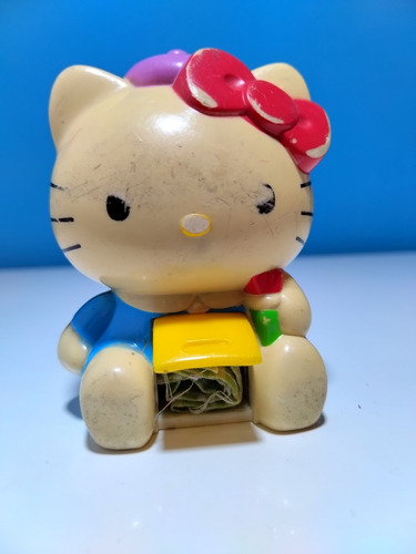 Juguete Figura Hello Kitty Vintage Con Porta Pañuelo