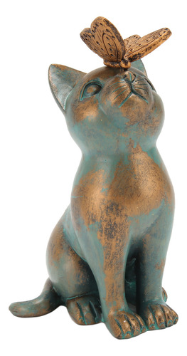 Estatua De Gatito, Figura De Gato Con Detalles Exquisitos, E