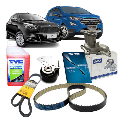 Kit Distribucion Ka Ecosport 1.5 Dragon + Bomba + Correa+ref