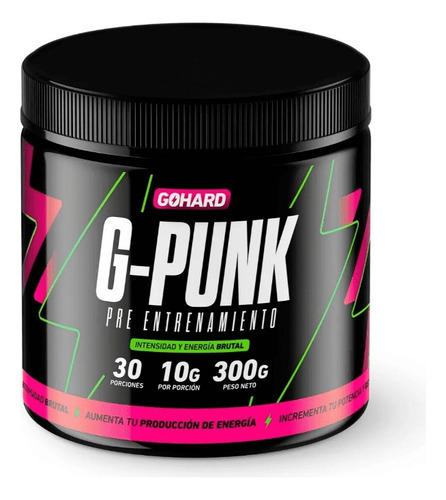 G-punk Pre Entrenamiento Gohard - 30 Servicios