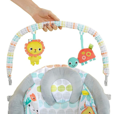 Imagen 3 de 10 de Bouncer Silla Bright Starts Whimsical Wild Musical