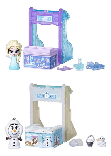 Frozen Paquete De 2 Twirlabouts, Serie 2, Elsa Y Ola.