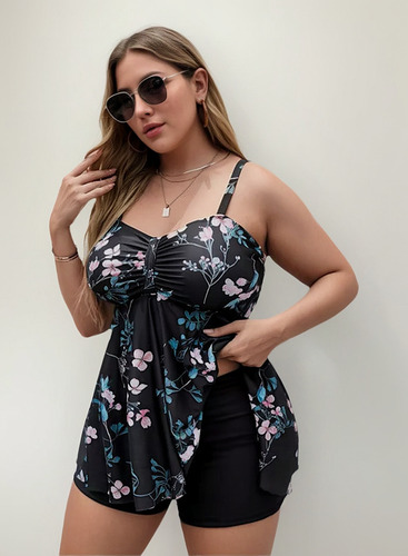 De Bikini Separado 2025 Con Estampado Floral Y Encaje