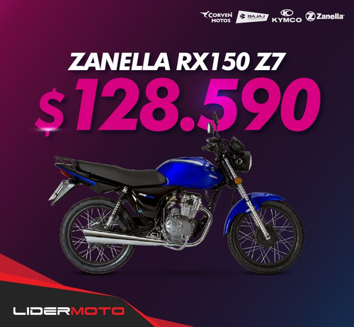 Imagen 1 de 15 de Zanella Rx 150 Z7 Lidermoto La Plata Créditos Personales
