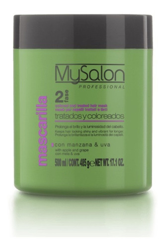 Salerm Mysalon Mascarilla Cabello Teñido  Procesado 500ml 