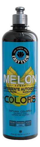 Shampoo Melon Colors Espuma Azul Automotivo 500ml Easytech