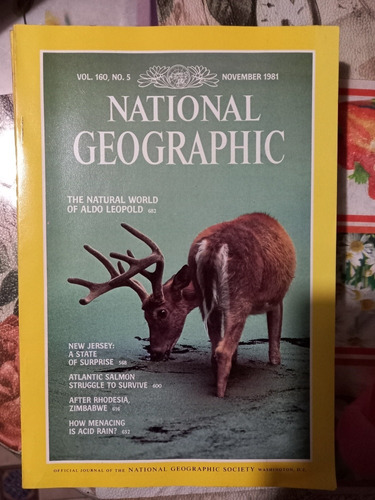 Revista National Geographic Noviembre 1981 En Inglés 