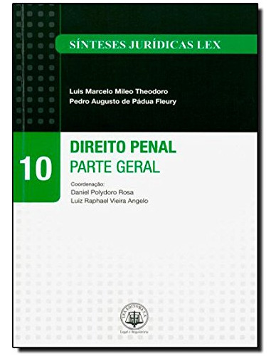 Libro Direito Penal Parte Geral Vol Coleção Sínteses Jurídic