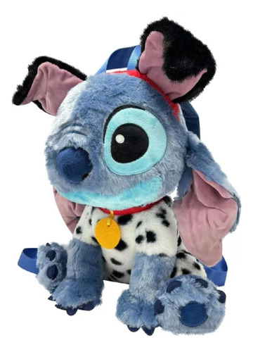 Mochila Backpack Stitch Con Disfraz De Perro Dalmata 50 Cm Disney