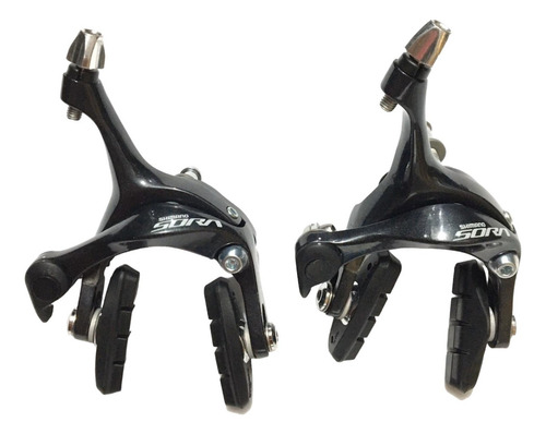 Freio Ferradura Shimano Sora Br-r3000 Dianteiro E Traseiro Cor Preto