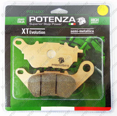 Imagem 3 de 7 de Kit Pastilha Dianteira E Traseira Potenza R3 Mt 03 16