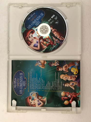 Dvd Original Disney La Sirenita Los Comienzos De Ariel (Usado)