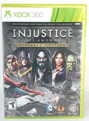 Injustice Gods Among Us Ultimate Xbox 360 / Compatible One (Usado)