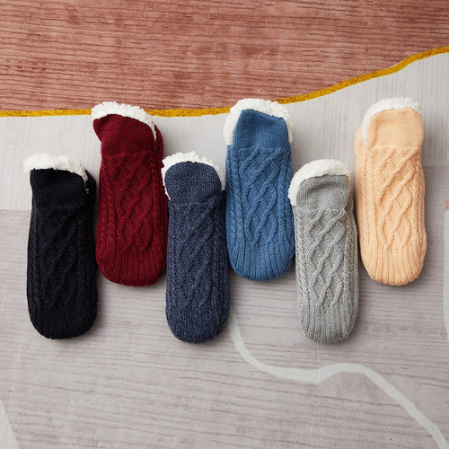 Calcetines Térmicos Antideslizantes Invierno Para El Hogar