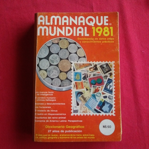 Almanaque Mundial 1981 Enciclope Tests Descubrimientos