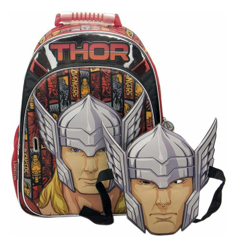 Mochila Escolar Cresko Avengers Avengers Color Rojo 16 PuLG