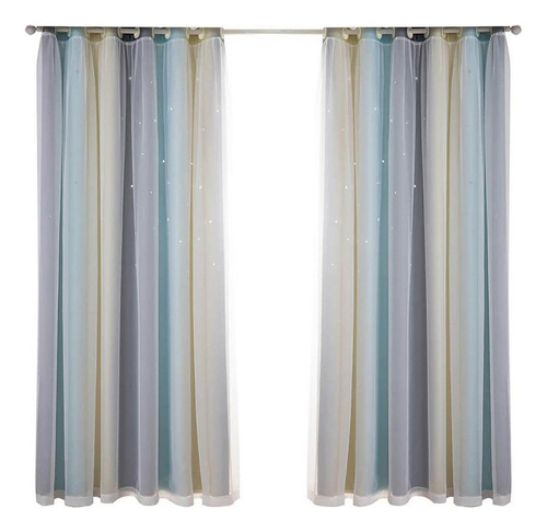 Cortinas Opacas Baratas Para Habitación Infantil 132 X 160 C