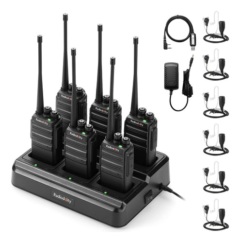 Radioddity Ga-2s Walkie Talkies De Largo Alcance Para Uhf +