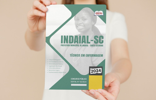 Apostila Indaial Sc 2024 - Técnico Em Enfermagem - Editora Opção