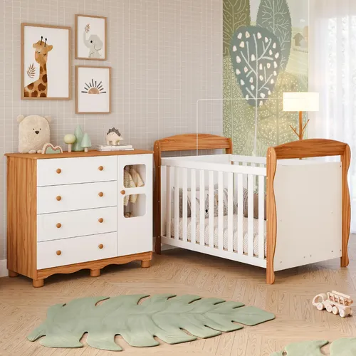 Quarto completo · berço americano + cômoda