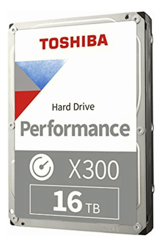 Toshiba Dd Interno X300 16tb,7200rpm Y 512mb Cache, 3.5