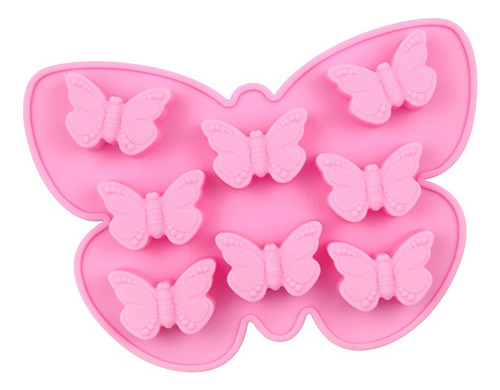 C. Molde De Silicon Mariposas Repostería Chocolate Jabones