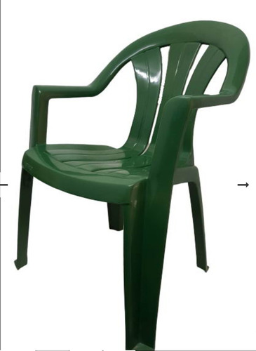Imagen 1 de 1 de Sillón Danner Verde - Plásticos Munro