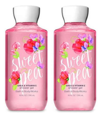 Bath  Body Works - Gel De Ducha De Guisante Dulce, 10 Onzas,