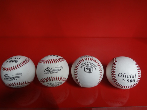 Imagen 3 de 5 de Pelota Beisbol Oficial Palomares Diamante X Unidad