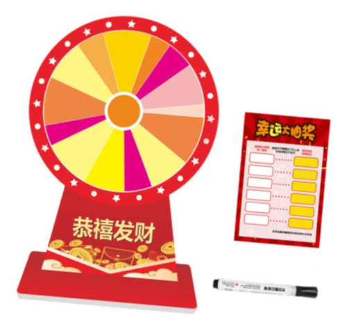 Ruleta De Mesa Con Premio De 12 Pulgadas Para Multicolor B
