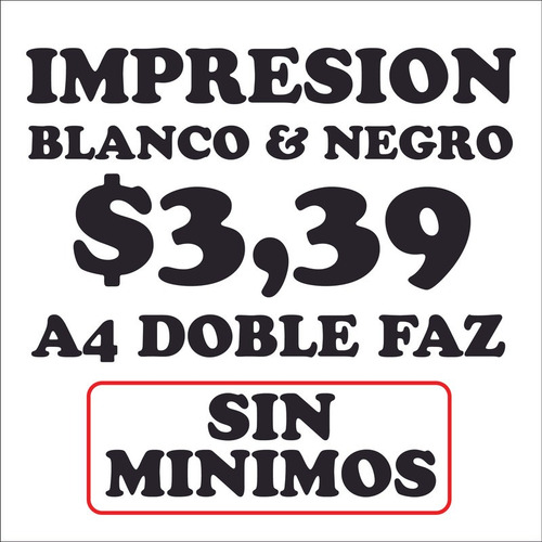 Imagen 2 de 4 de A4 Blanco Y Negro Imprimir En Digital Apuntes _barato_118