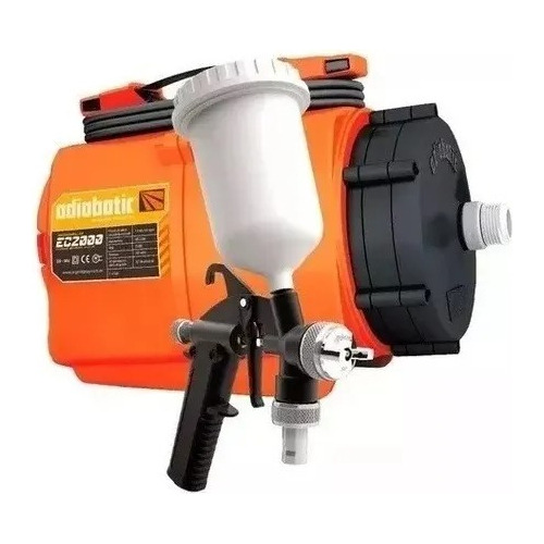 Equipo Adiabatic Ec 2000  Pistola De Taza De Gravedad +10fil