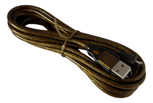 Cable Usb Macho A Micro Usb De 3 Mts X5 Unidades