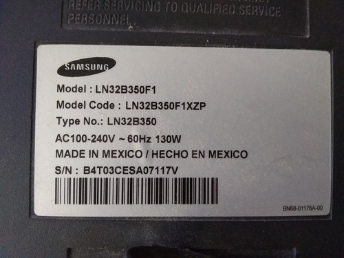 Imagen 5 de 6 de Tv Samsung 35 Pulgadas Para Repuesto
