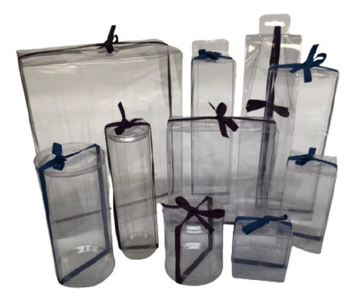 Caja De Acetato Pvc Transparentes 17.5x3x3cm X20u /900-104