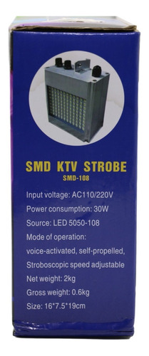 Led Smd Ktv Strobe Smd-108 - Iluminação P/ Festas E Eventos