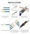 Conector Para Prueba De Agua Automotriz A Terminal Enchufe